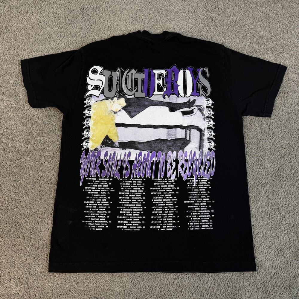 Suicide Boys Shirt Mens M Grey Day Tour 2023 G59 Records Hip Hop Concert
